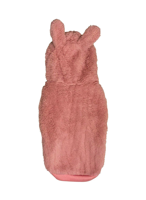 Pink Teddy Hoodie – Mekani zimski duks sa kapuljačom i ušima 🐻