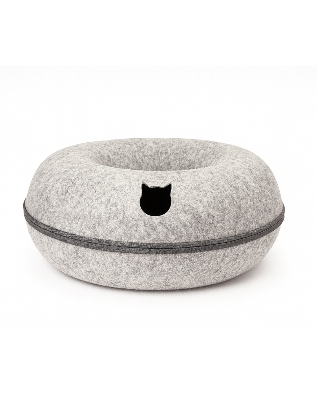 RoyalNest™ Deluxe Donut Tunel – Luksuzna 2-u-1 Kućica i Skrivalica za Mačke