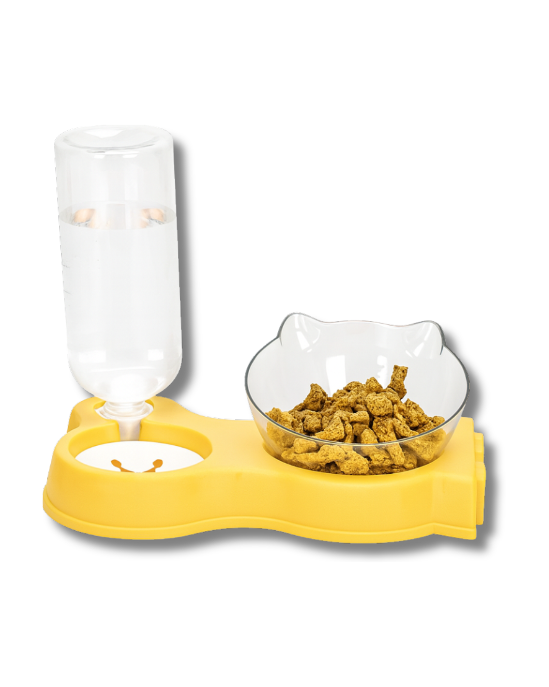 Pet Planet 2-u-1 set za hranu i vodu za mačke (visoka činija + automatski pojilica)