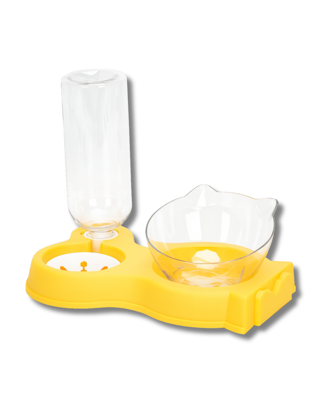 Pet Planet 2-u-1 set za hranu i vodu za mačke (visoka činija + automatski pojilica)