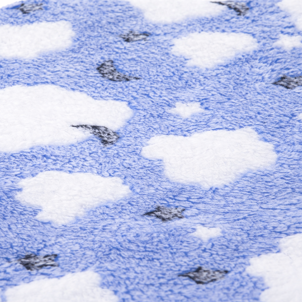 Plava Kućica za Ljubimce – Topla Zimska Oaza (53×50×43 cm)