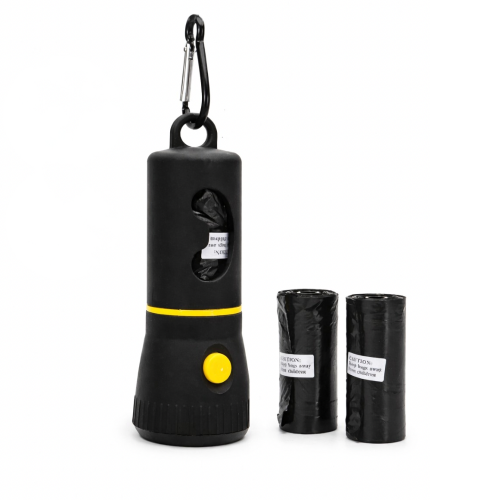 Pet Planeta Night Walk™ – Dispenzer za kesice sa LED lampom (2u1)