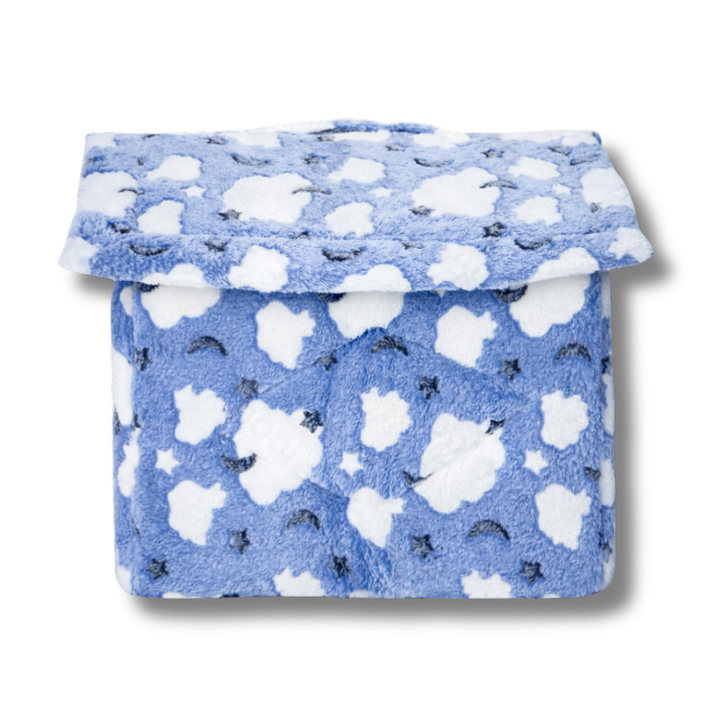 Plava Kućica za Ljubimce – Topla Zimska Oaza (53×50×43 cm)