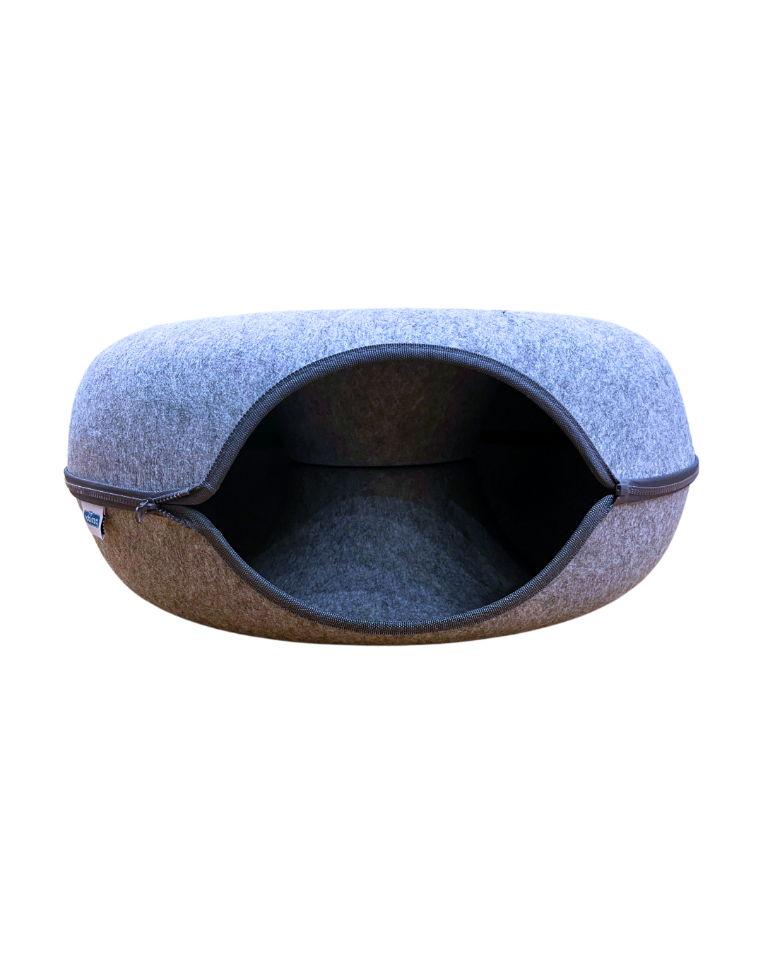 RoyalNest™ Deluxe Donut Tunel – Luksuzna 2-u-1 Kućica i Skrivalica za Mačke