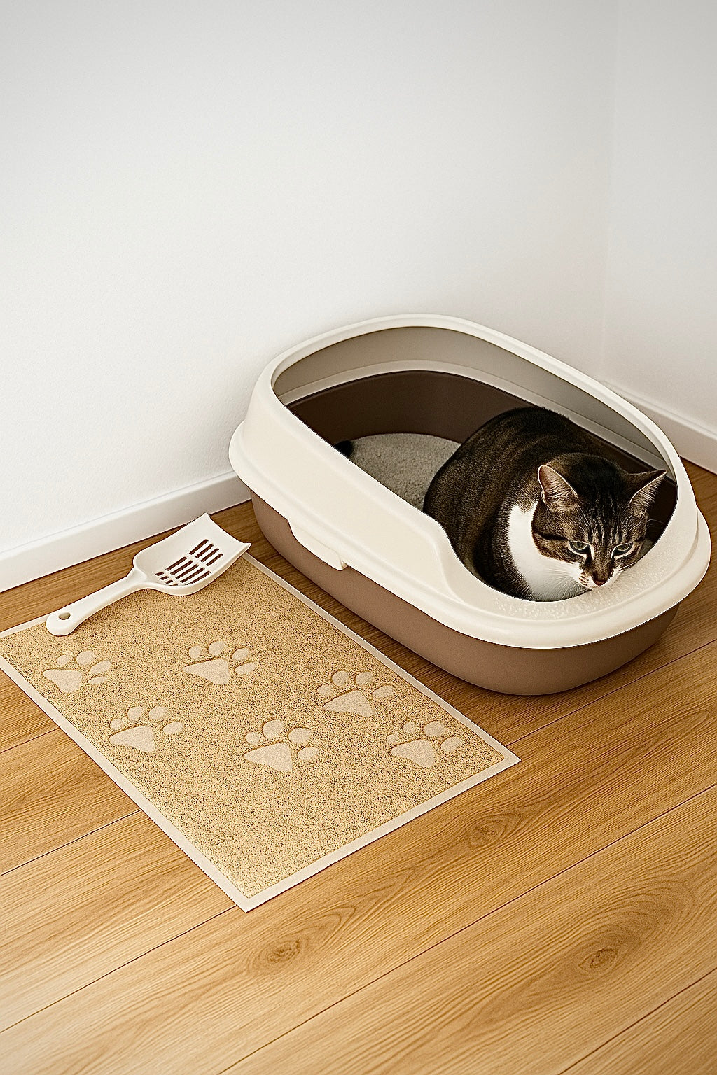 Pet Planet WC kutija za mačke – velika, praktična i sa ivicom protiv prosipanja