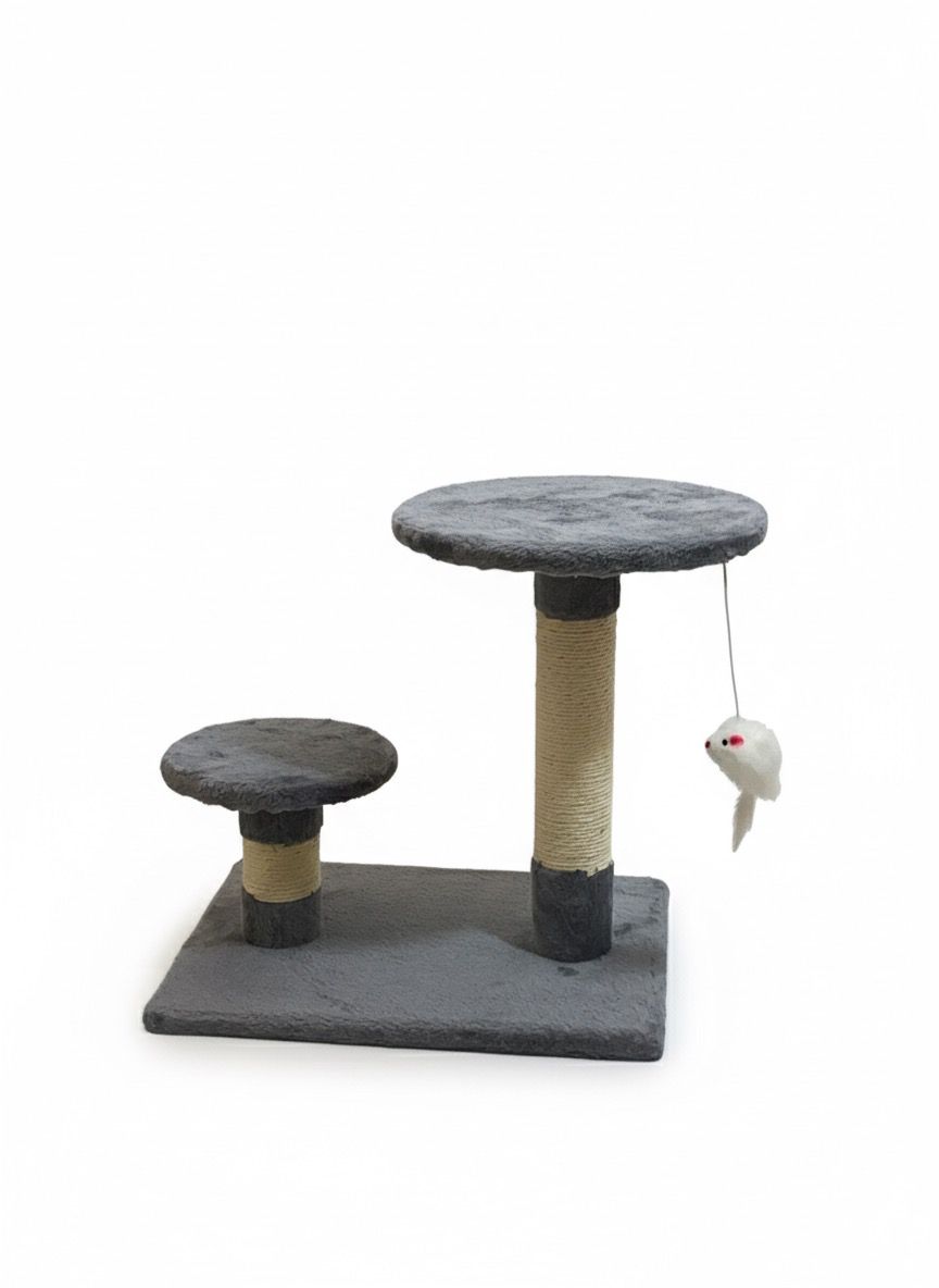 Grebalica sa visećom igračkom za mačke – “Play & Scratch Duo”