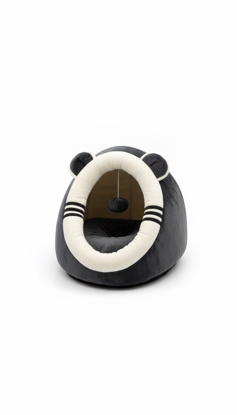 Luksuzna kućica za mačke “Bear Cozy” 🐻